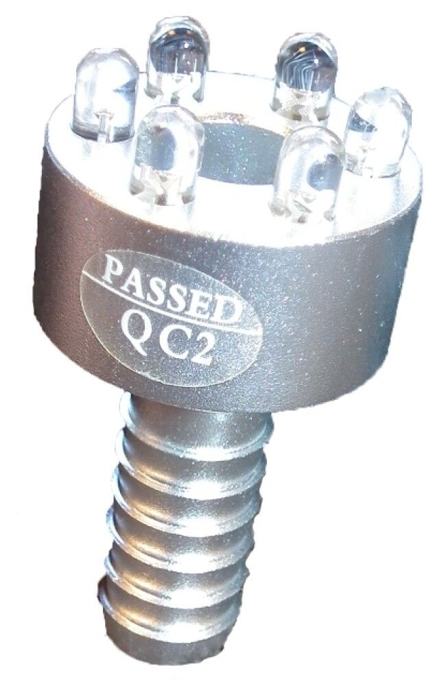 Led ljós fyrir stein 6 LED blátt