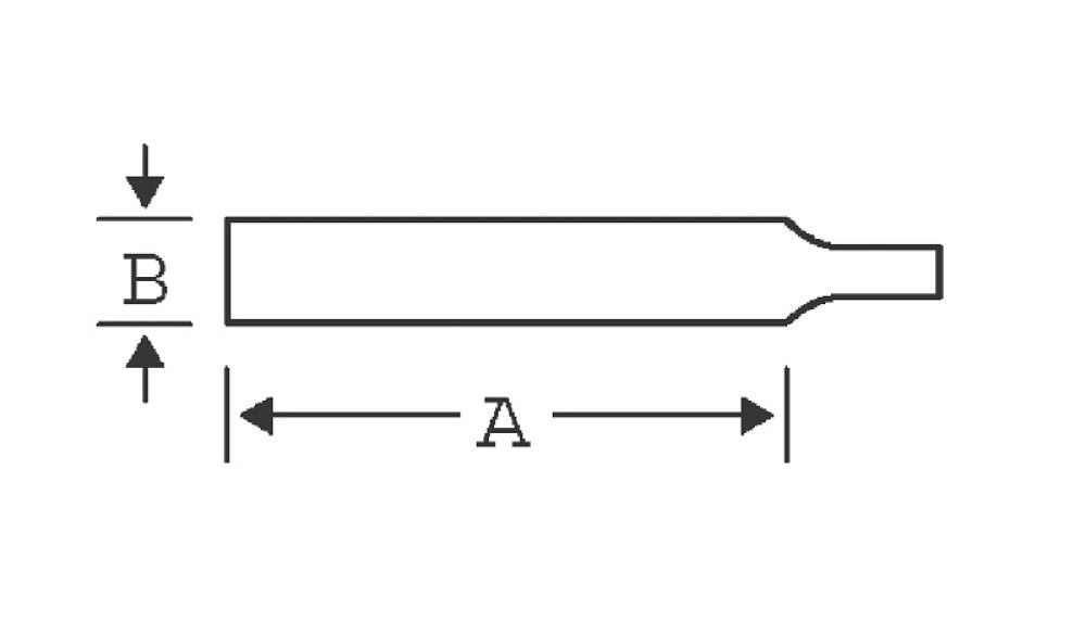Þjöl rúnn 200 mm Bahco