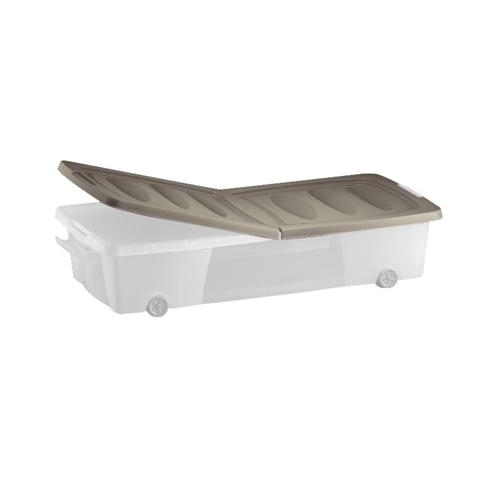 Plastkassi á hjólum með loki 32L Jelenia (margir litir) 1stk