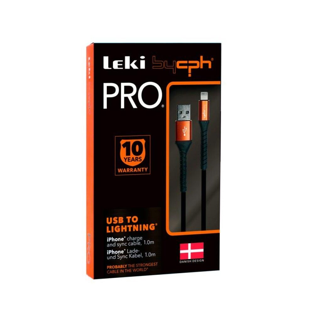 Hleðslusnúra USB lightning Leki Pro 1m