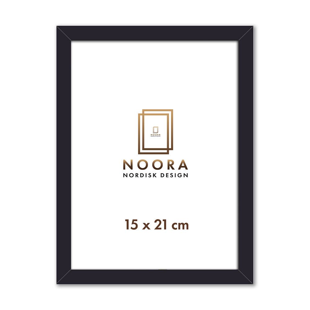 Myndarammi 15x21 cm Noora fura svartur