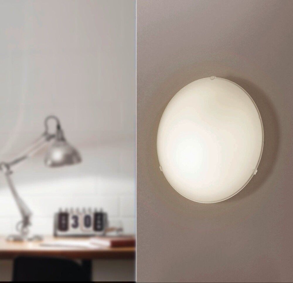 Kúpull Mars, E27, 25W Eglo, þv.24,5cm, hvítur