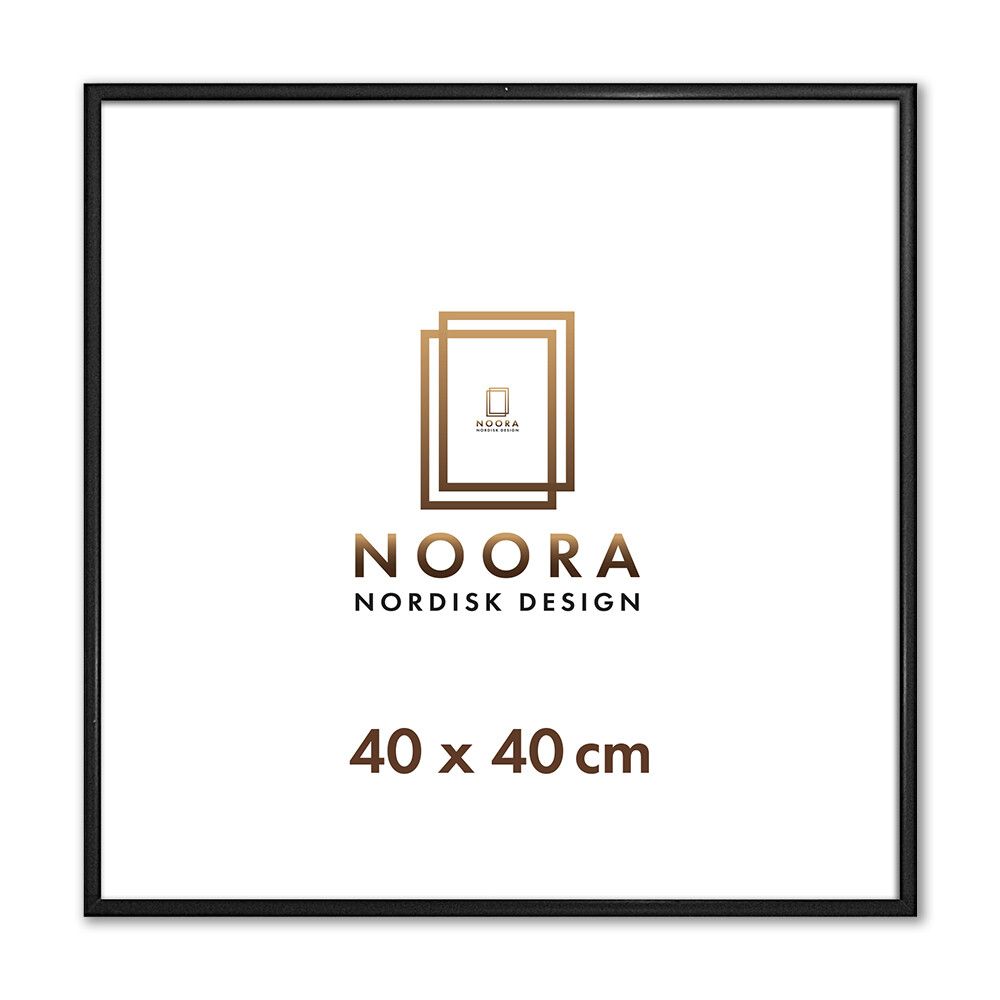 Myndarammi 40x40 cm Noora ál svartur