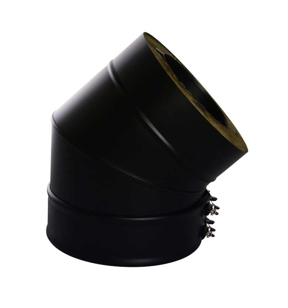 Begja fyrir kamínu einangruð 45° Aduro