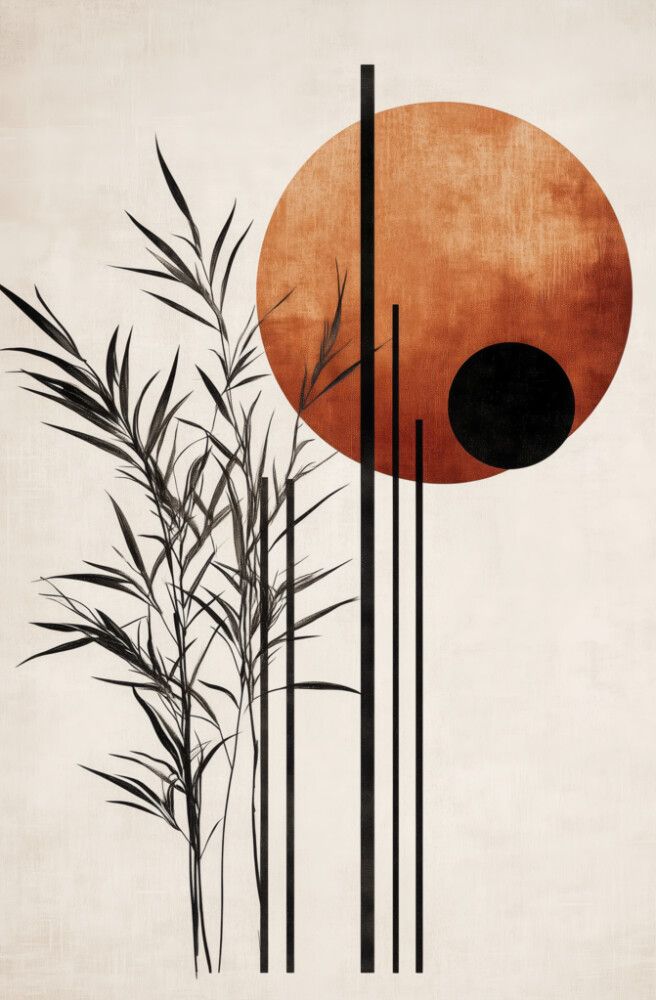 Hljóðvistarmynd abstrakt 800x1220x20 mm InEx