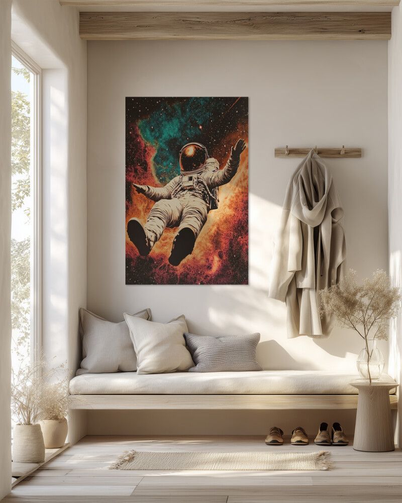 Hljóðvistarmynd geimfari 2 1220x1800x20 mm InEx