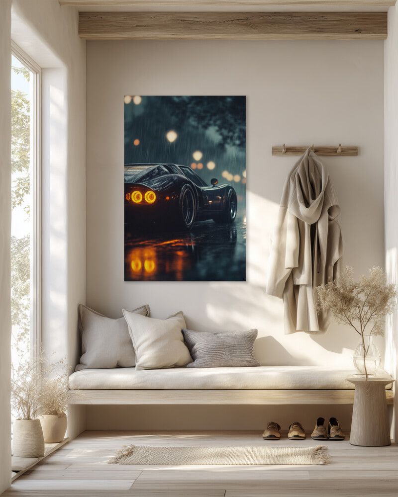 Hljóðvistarmynd sportbíll 800x1220x20 mm InEx