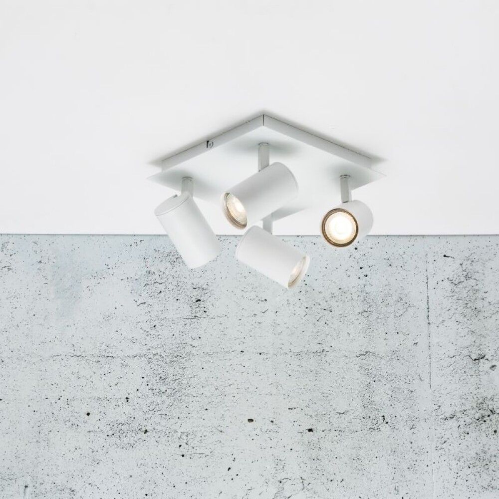 Kastarar GU10 Frida hvítir 23x23 cm