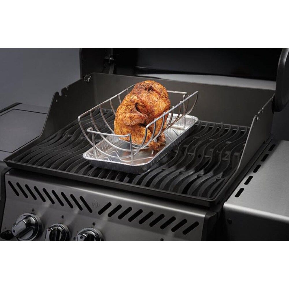 Kjúklings- & steikargrind ryðfrítt stál 33cm Napoleon