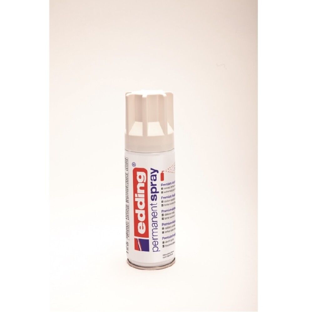 Lakksprey matt hvítt Edding 5200