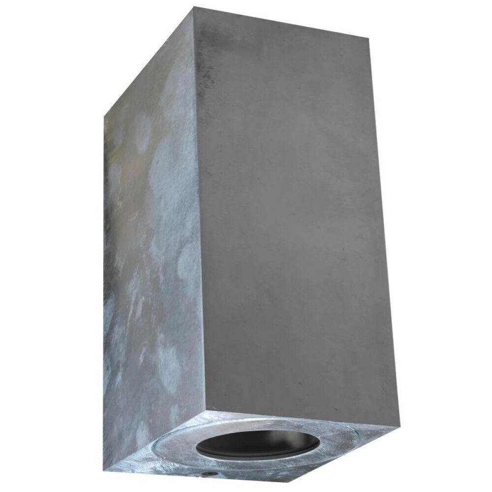 Veggljós GU10 Canto Maxi Kubi 17,2cm stál