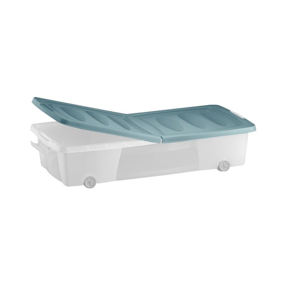 Plastkassi á hjólum með loki 32L Jelenia (margir litir) 1stk