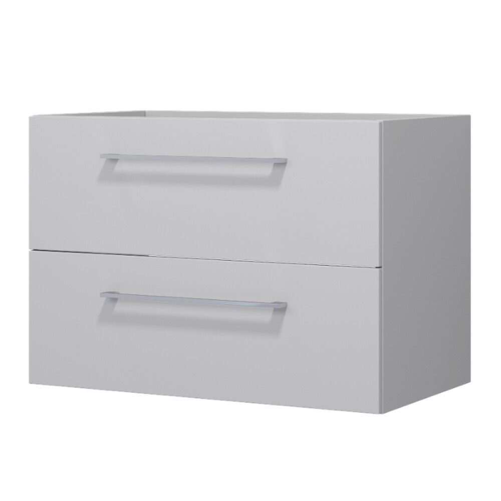 Handlaugarskápur 80 cm Camargue Nord 2S matt hvítur