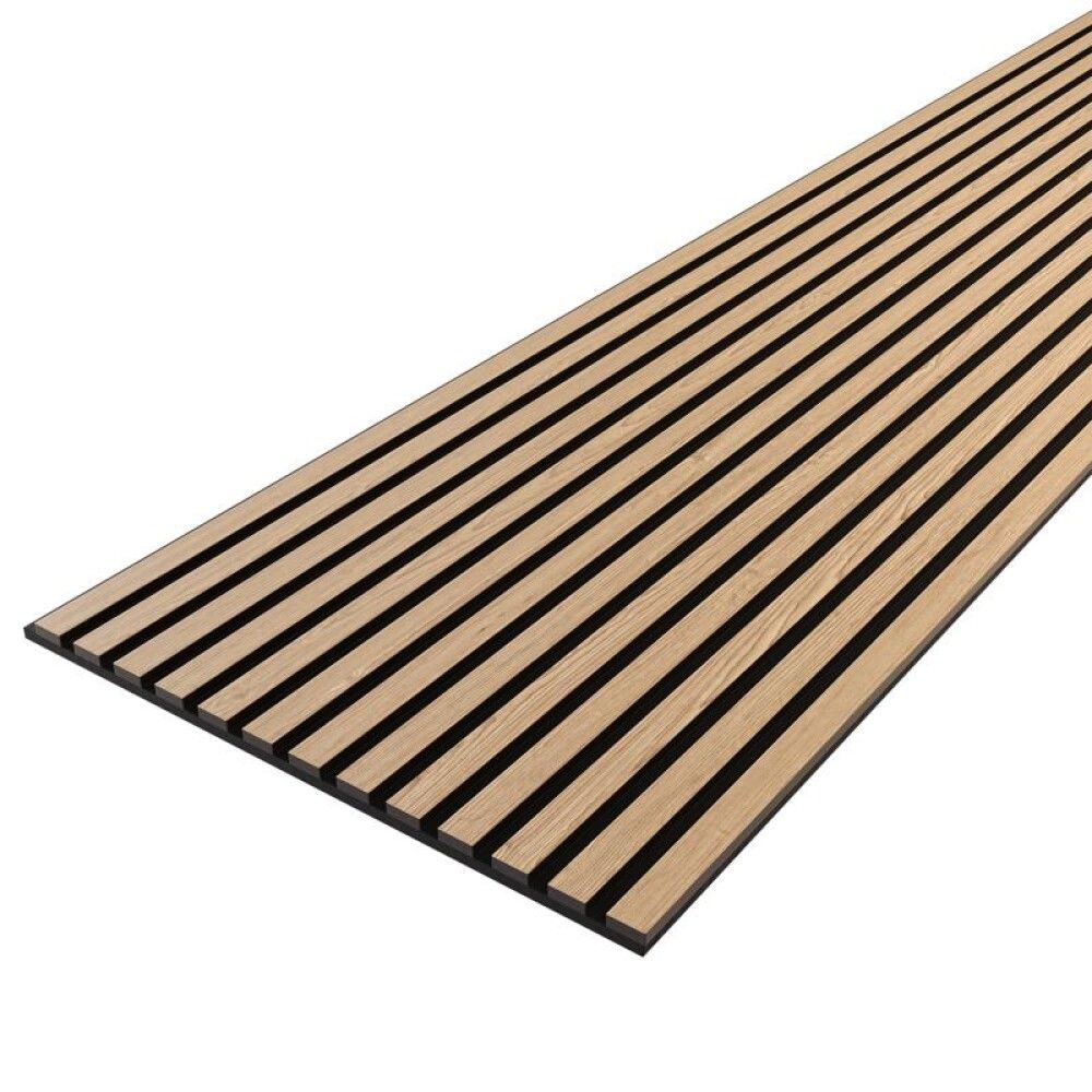 Hljóðdempandi plata eik 2400x520x18mm