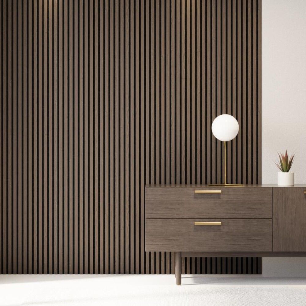 Hljóðdempandi plata hnota 2400x520x18mm