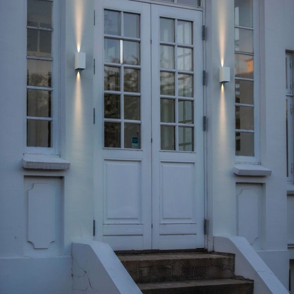 Veggljós GU10 Canto Maxi Kubi 17,2cm stál