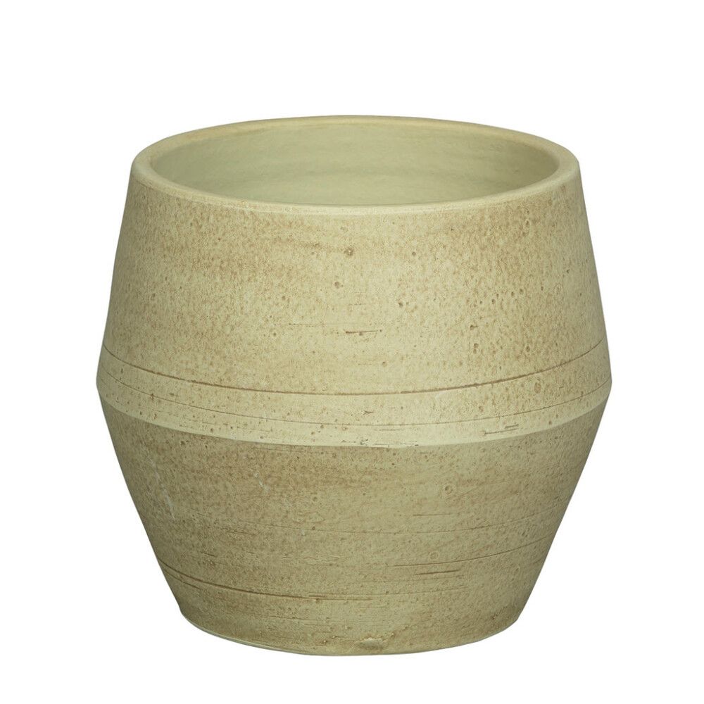 Blómapottur Galicia Ø20 cm cremlitaður