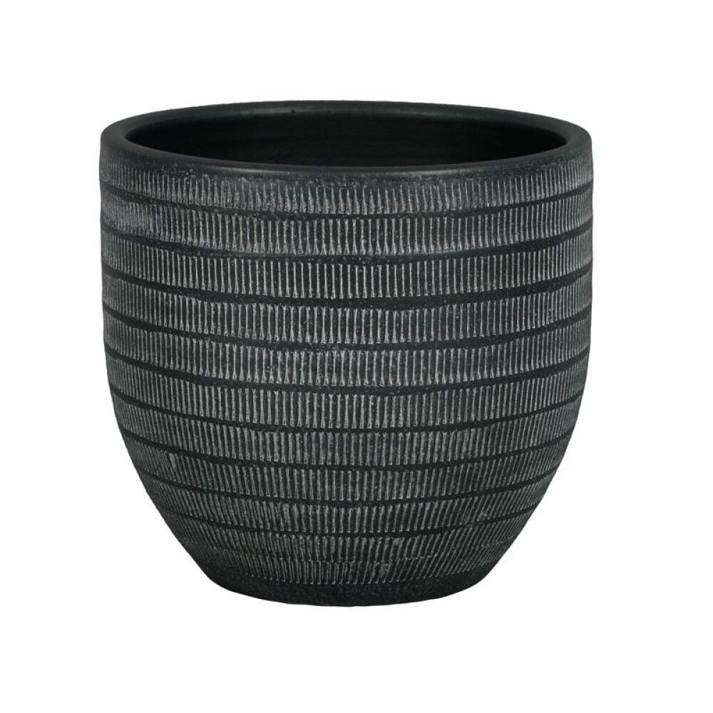 Blómapottur Le Havre grár Ø18xH16 cm 