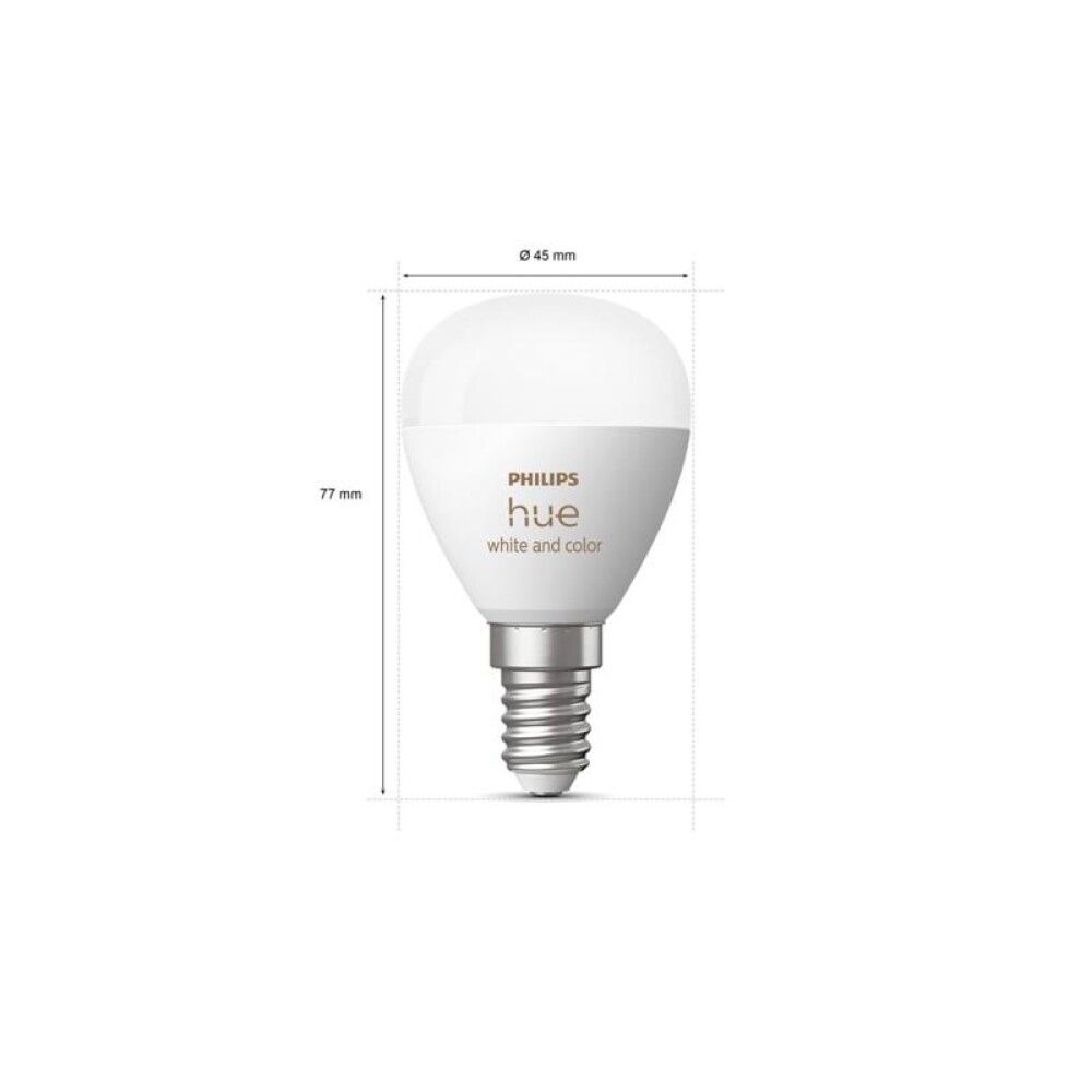 Ljósaperur 2xE14 3,4W Philips Hue WCA