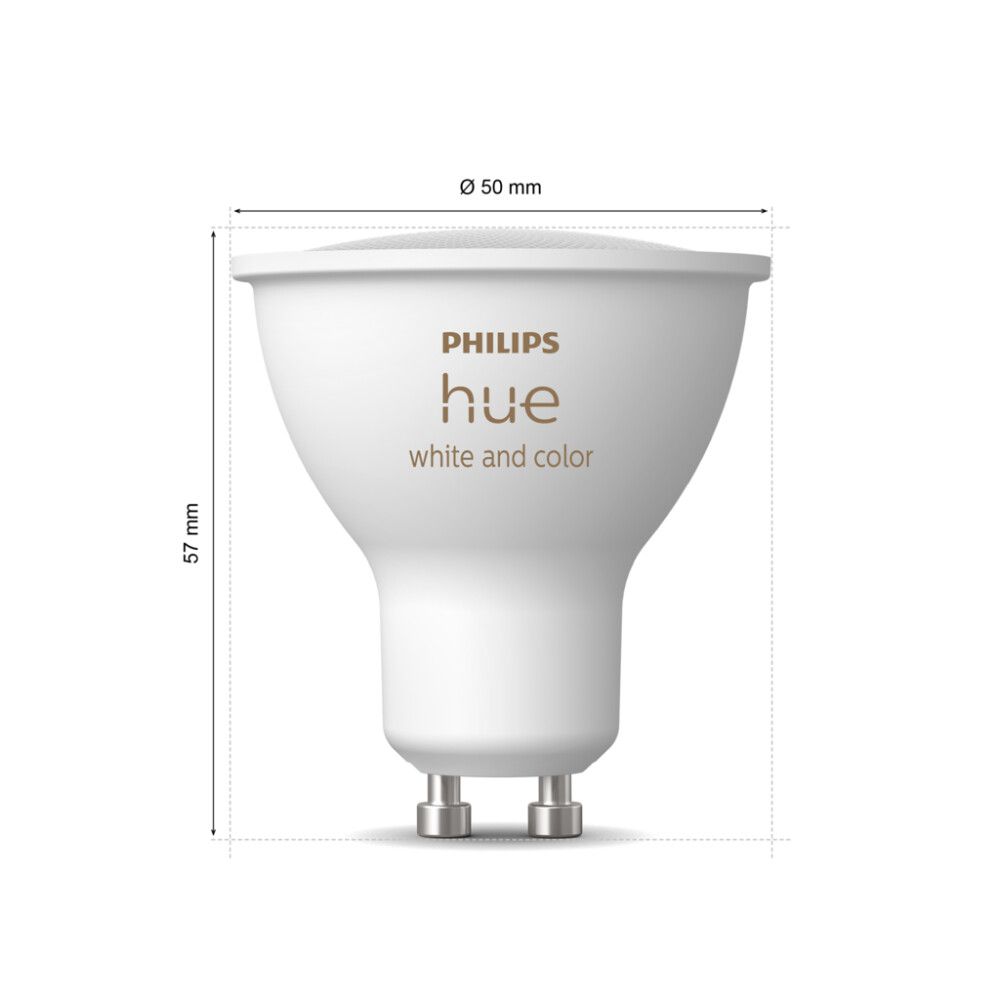 Ljósaperur 3xGU10 Philips Hue WCA