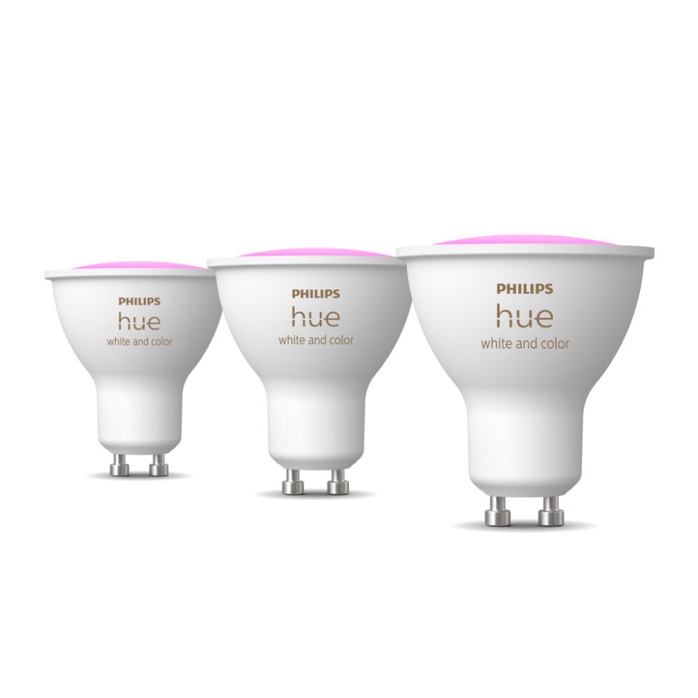 Ljósaperur 3xGU10 Philips Hue WCA