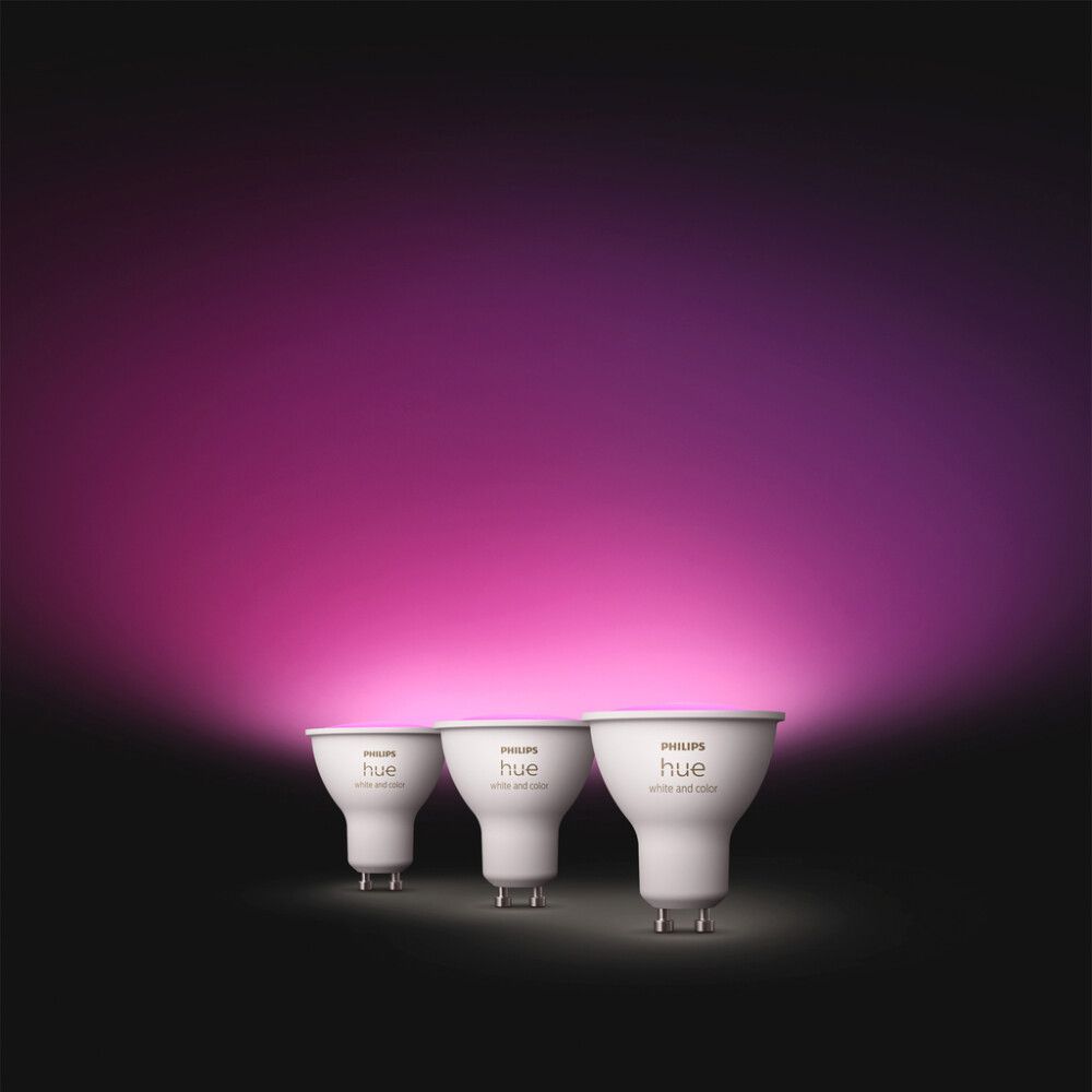 Ljósaperur 3xGU10 Philips Hue WCA