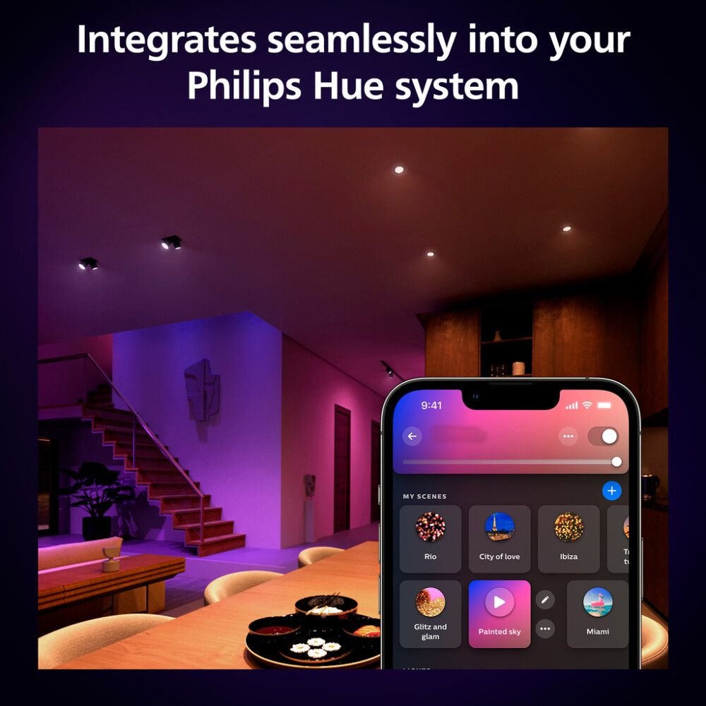 Ljósaperur 3xGU10 Philips Hue WCA
