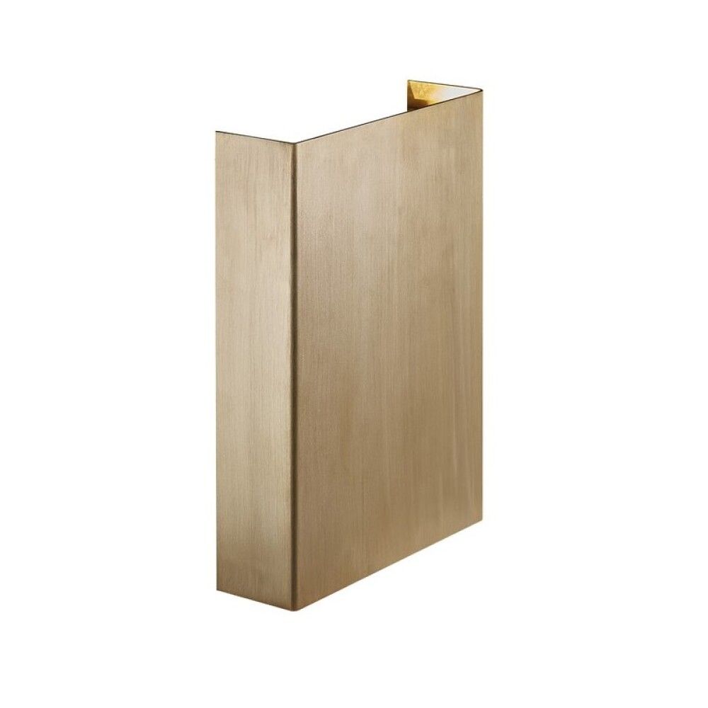 Veggljós LED Fold 15 messing