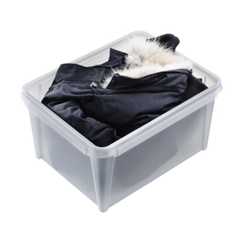 Plastkassi með loki 33L SmarStore Dry 31 grár