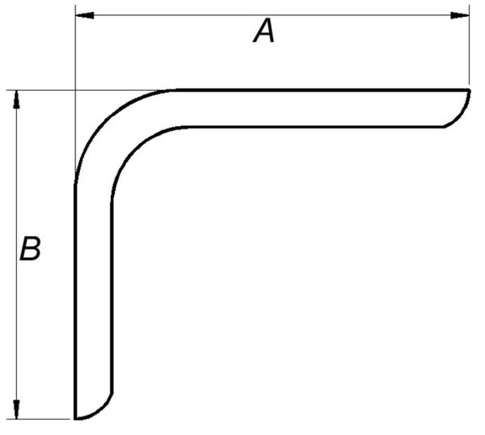 Hilluberi 300x250mm PN hvítur