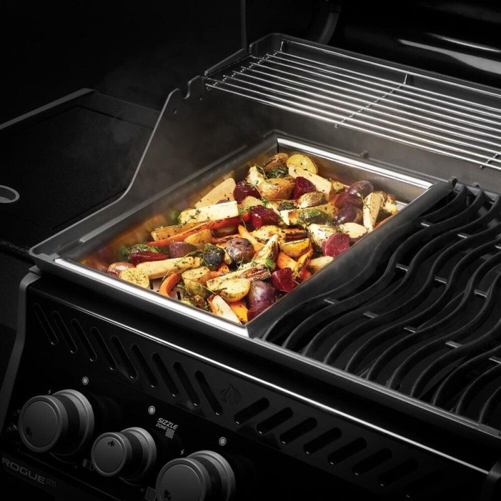 Grillbakki ryðfrítt stál 46x30cm Napoleon