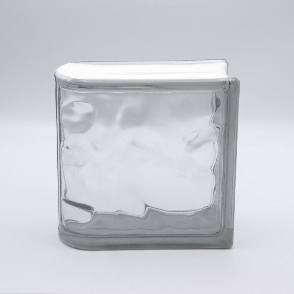 Hleðslugler endi glært 19x19x8 cm