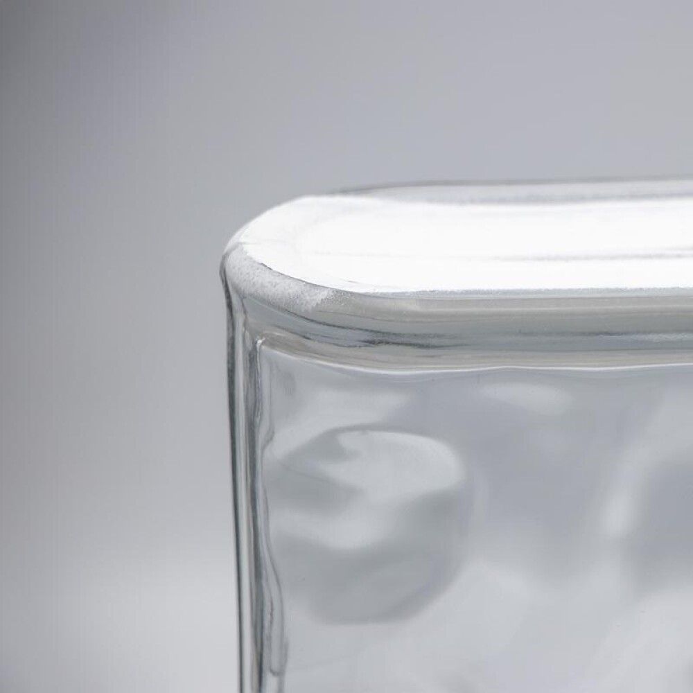 Hleðslugler endi glært 19x19x8 cm