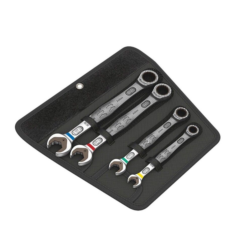 Skralllyklasett 10-19 mm 4 stk Wera Joker