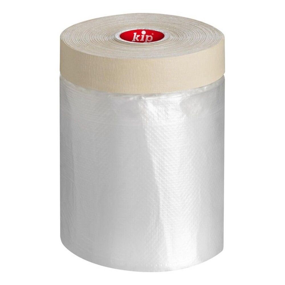 Plastfilma með málningarlímbandi 55cm x 33m Kip