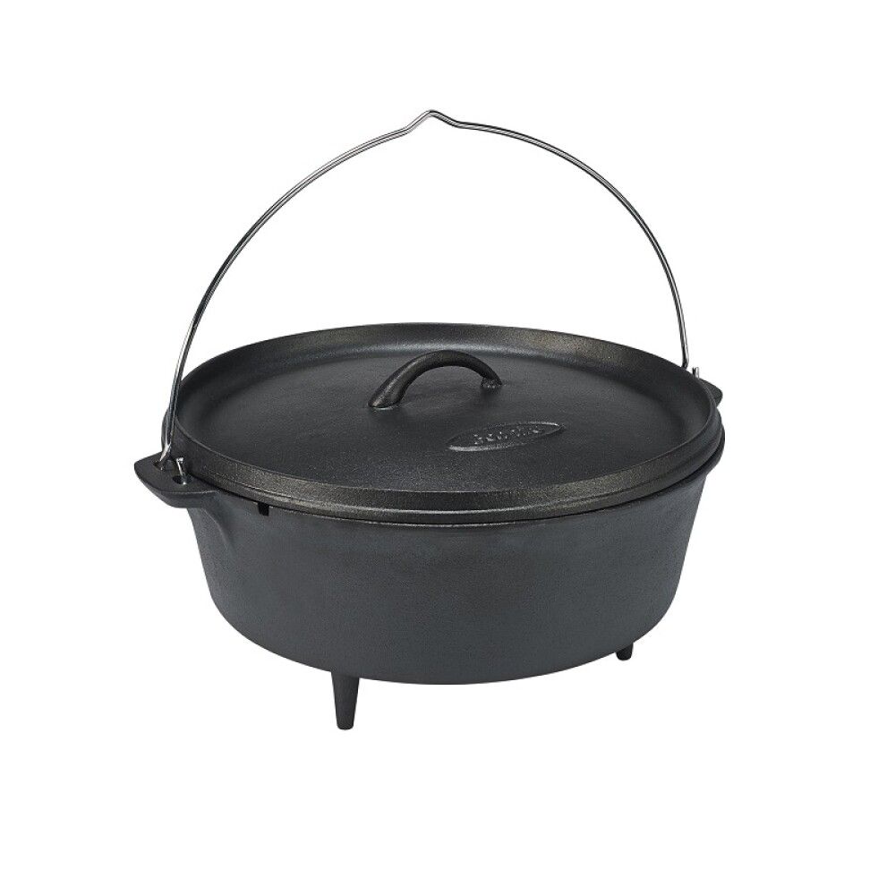 Dutch oven pottur 7,6L Bon-fire steypujárn