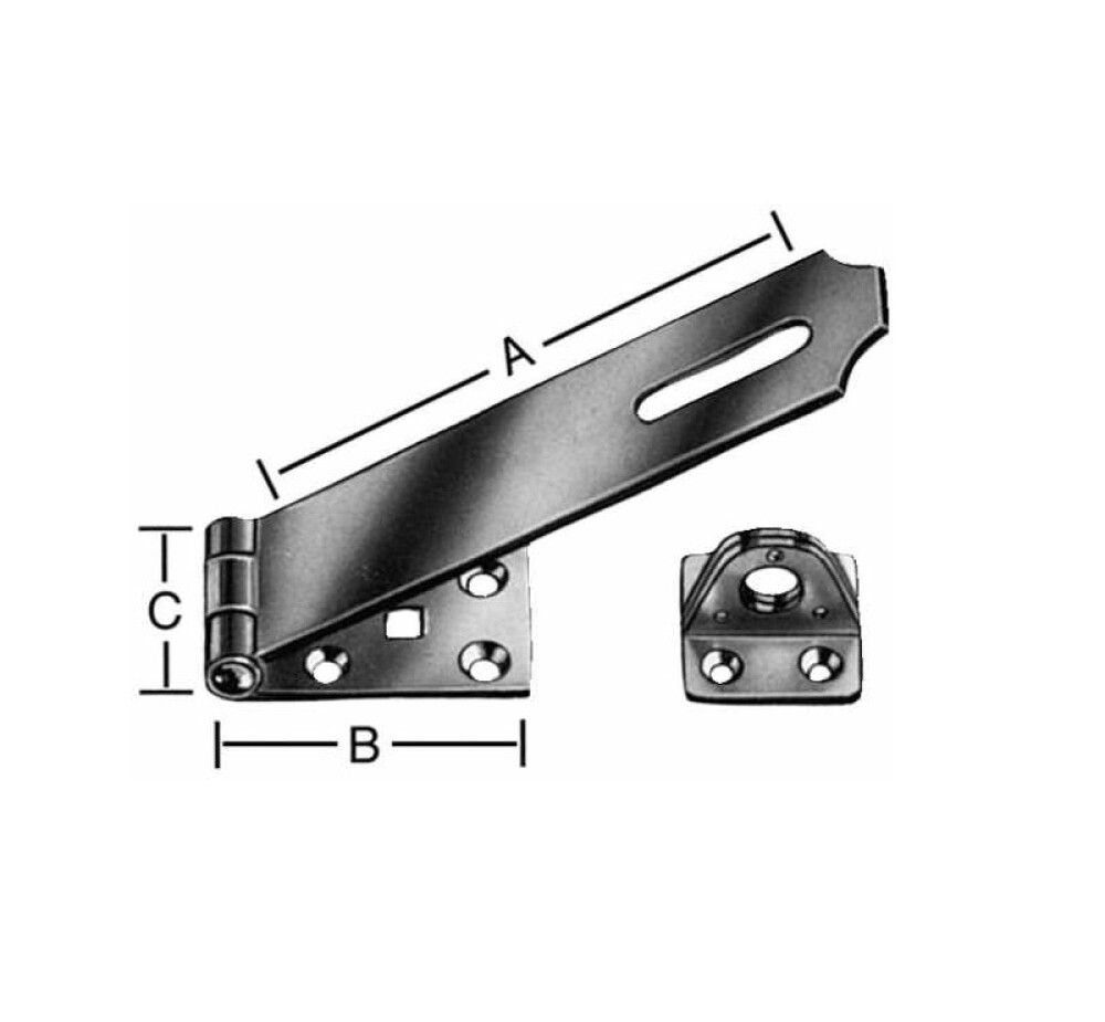 Hespa 100x45x35mm Vormann ryðfrí