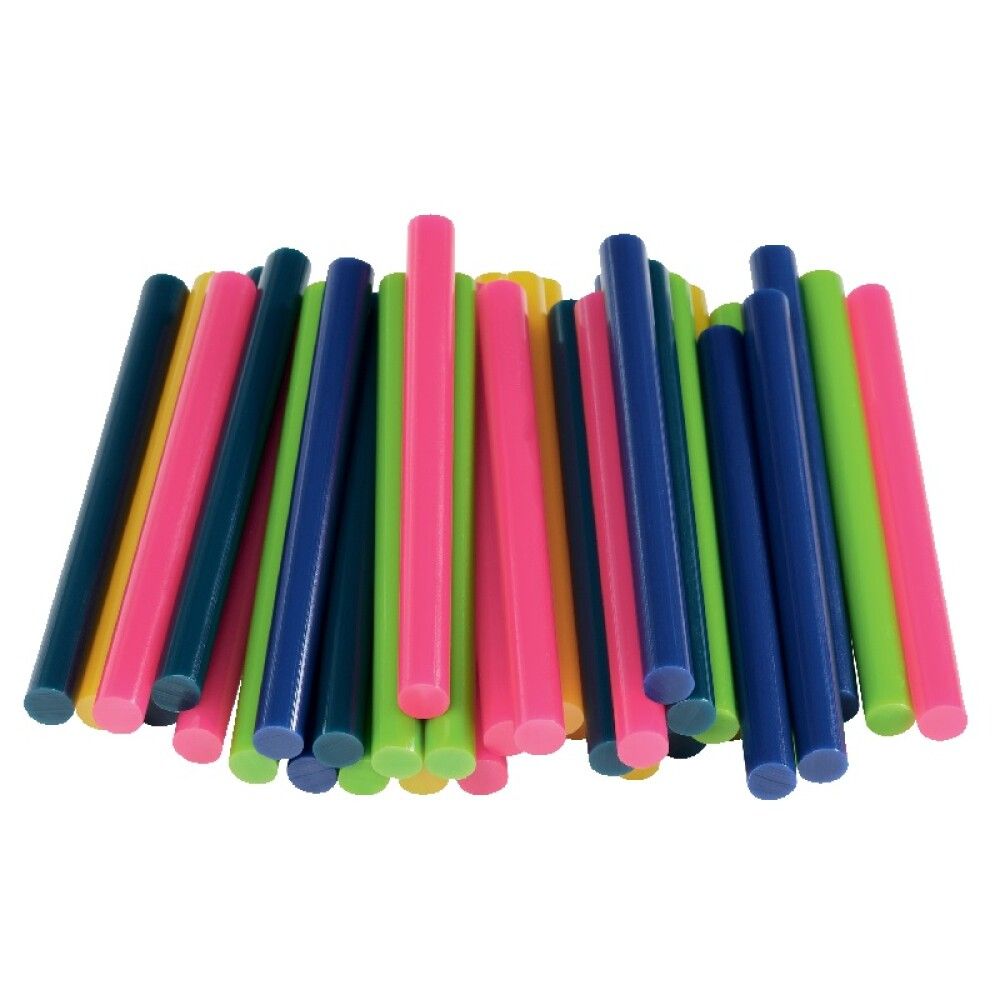 Límstangir litaðar 7mm föndur 36 stk Rapid