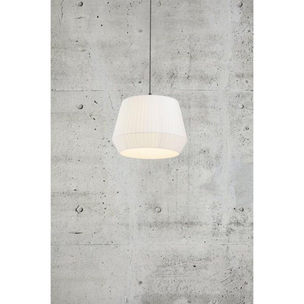 Hangandi ljós E27 Dicte hvítt Ø40 cm