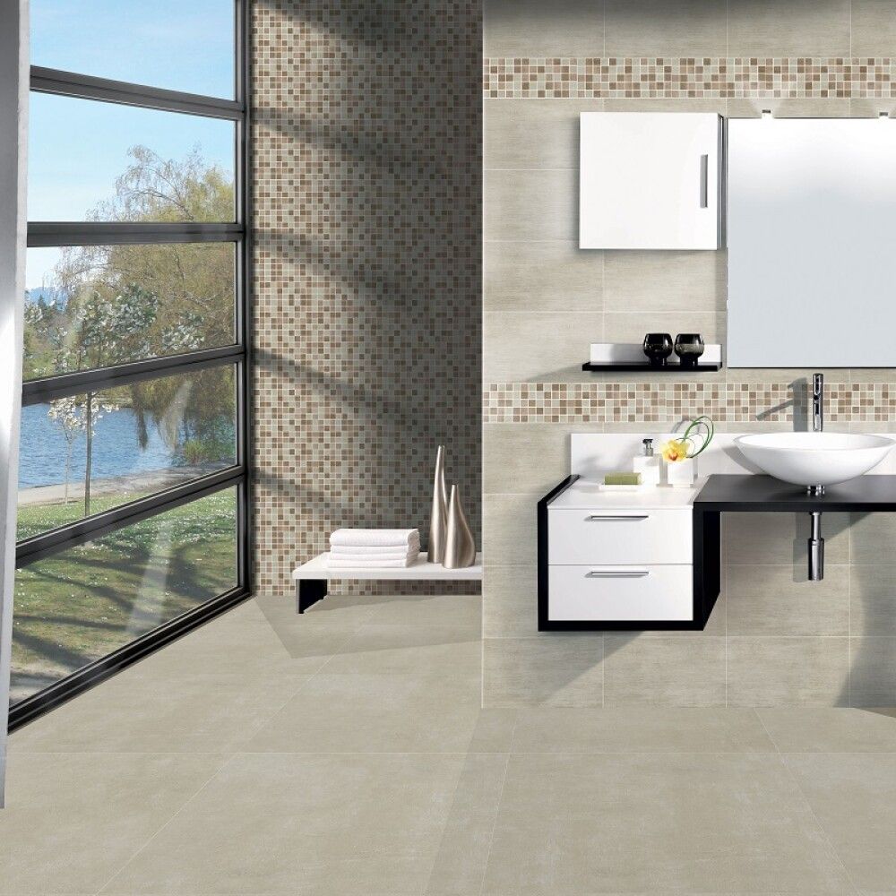 Gólf-/vegg flísar Beton beige 60x60 cm 1,86m2/krt