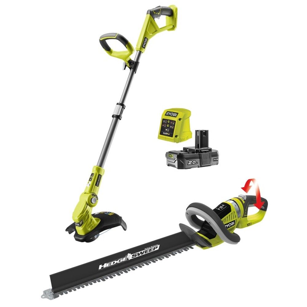 Sláttuorf og hekkklippur 1x2,0Ah Ryobi One+