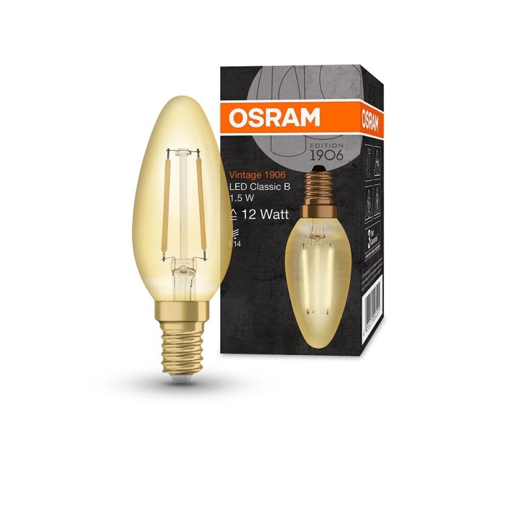 Kertapera LED E14 2400K Osram 1,5W Ø35mm