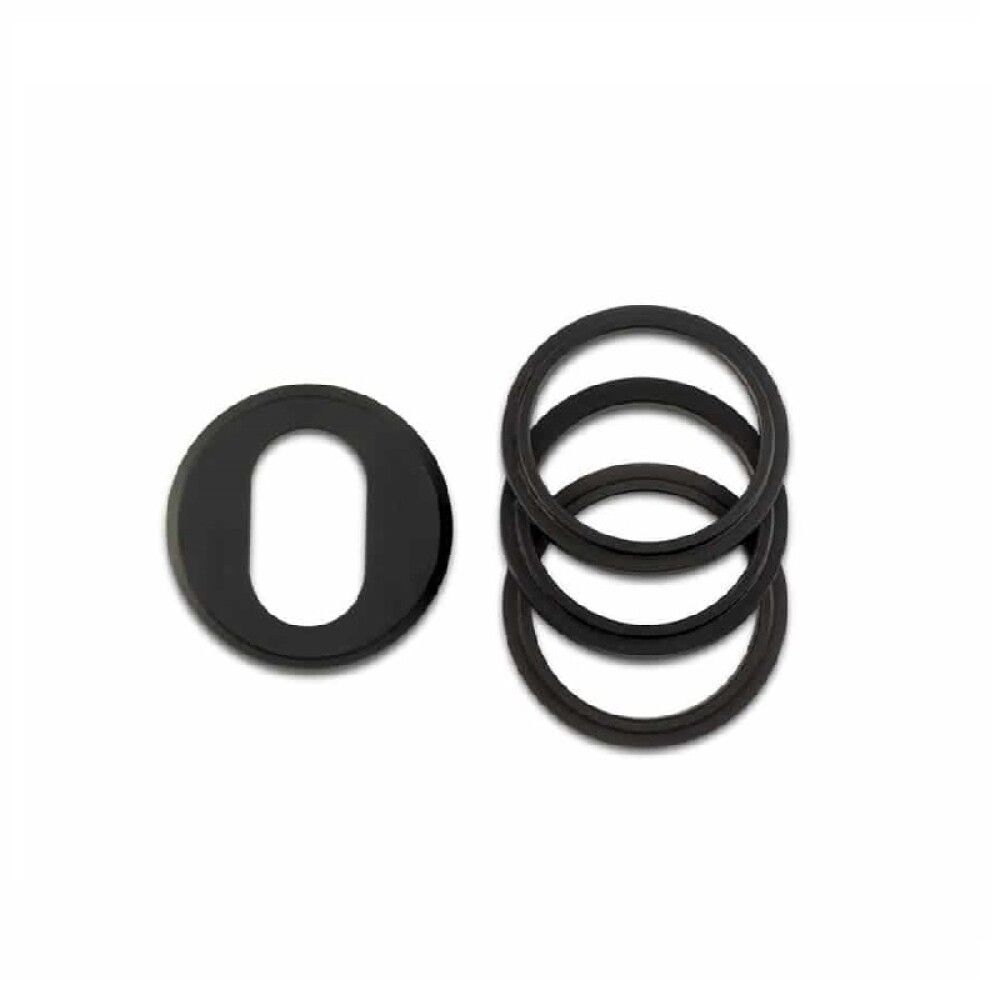 Róshetta fyrir ávalan sílender Jasa svört