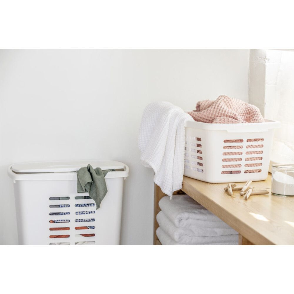 Þvottakarfa 60l Orthex hvít