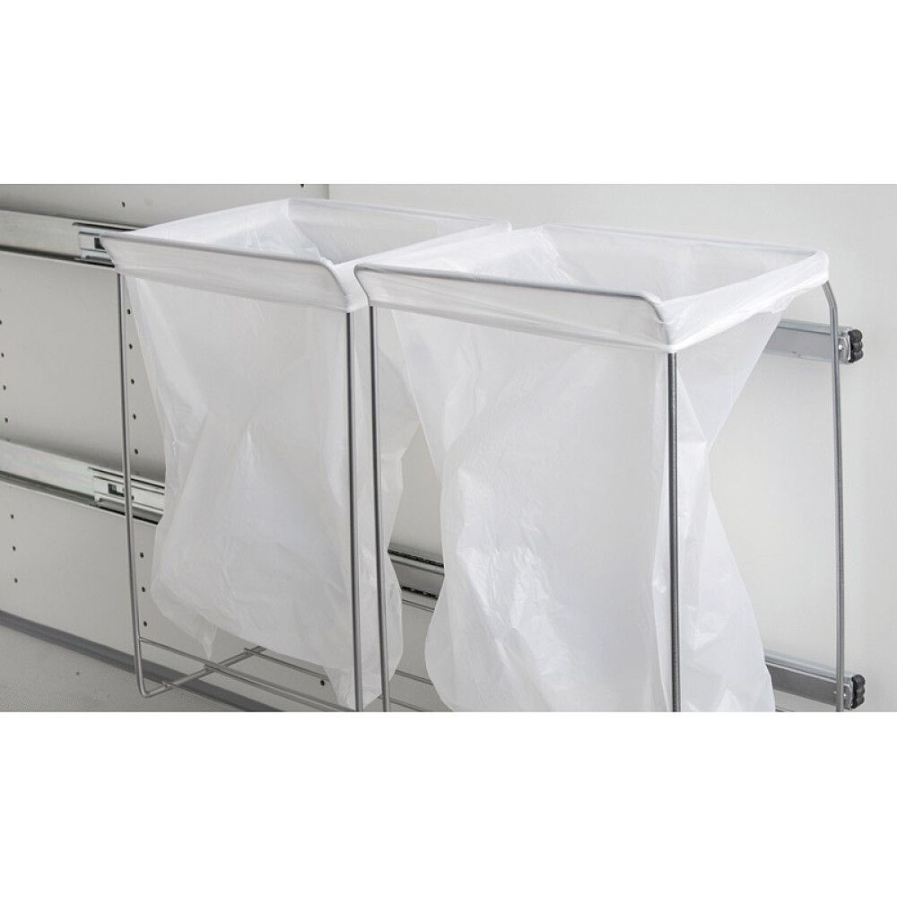 Statíf fyrir ruslapoka svöfalt 36x27,5x50 cm