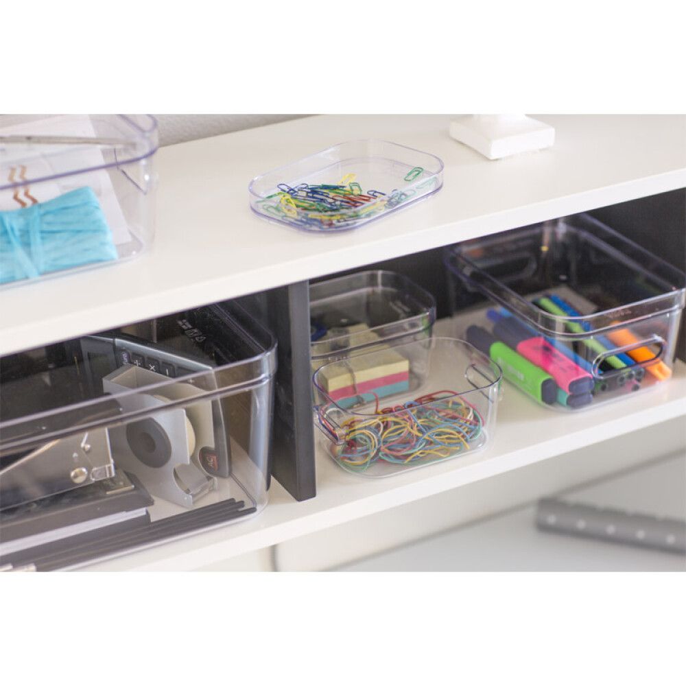 Plastkassi 1,5L SmartStore Compact S glær