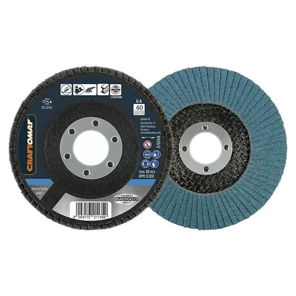 Slípiskífa K60/115mm Craftomat málmur