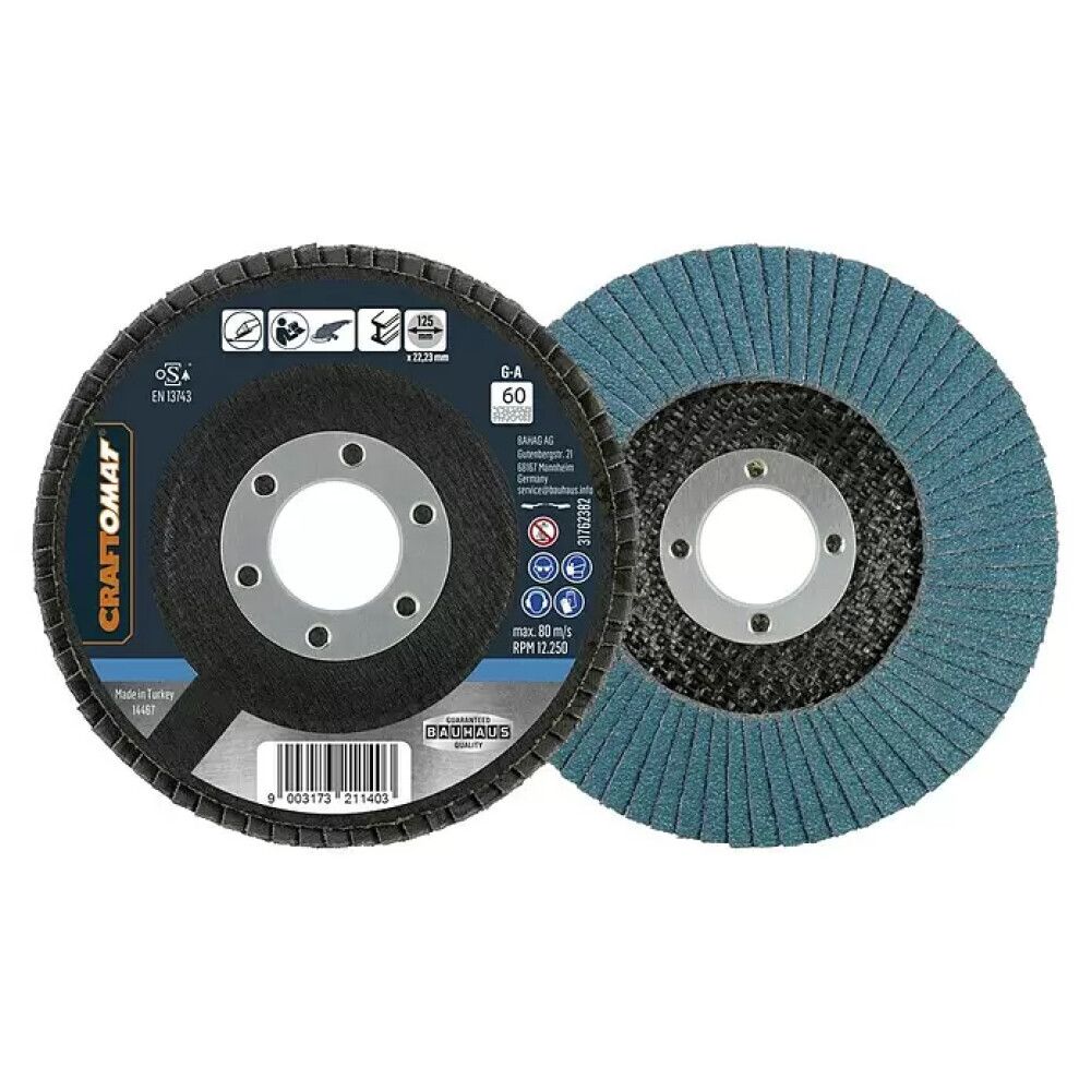 Slípiskífa K60/125mm Craftomat málmur