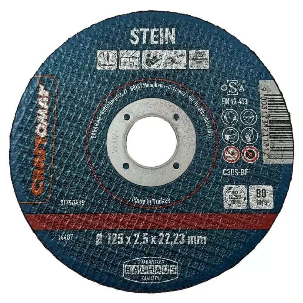 Skurðarskífa 125mm Craftomat steinn 10stk