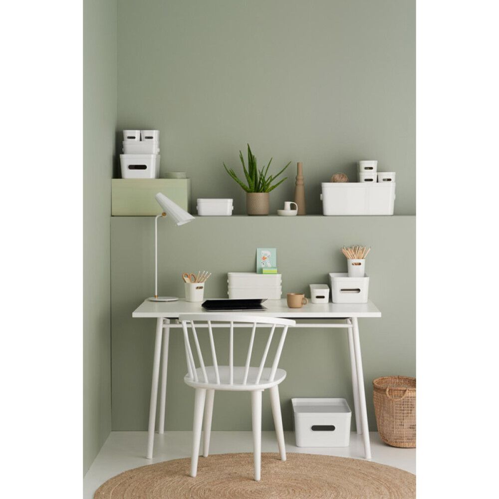 Plastkassi 0,6L SmartStore Compact mini hvítur